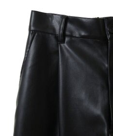 Green Parks レザーショートパンツ