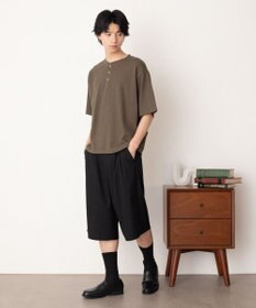WEGO リングドットヘンリーネックリブT（SS）