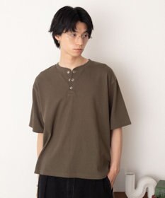 WEGO リングドットヘンリーネックリブT（SS）