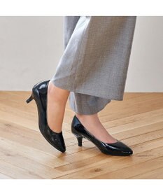 MODE ET JACOMO <carino>【レイン対応】エナメルプレーンパンプス