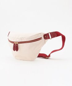 UNBILLION Otias 8号キャンバスシュリンクレザーボディバッグ