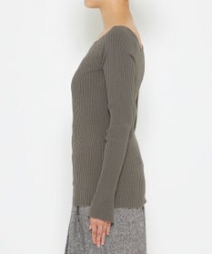 uncrave 【洗える】スムースニット オフショルプルオーバー（uncrave WHITE）