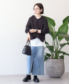 AMERICAN HOLIC スキッパー裏毛パーカー