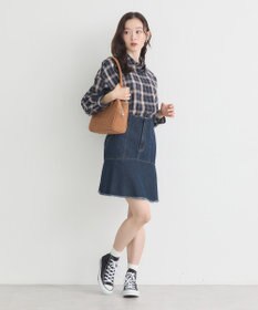 earth music&ecology 【コットン100】マルチウェイチェックシャツ