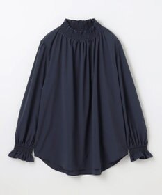 ANY フリルネックブラウス