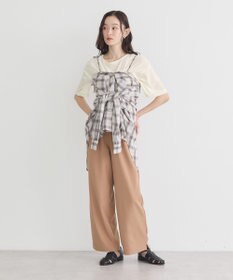 earth music&ecology 【コットン100】マルチウェイチェックシャツ