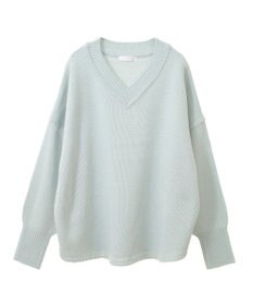 Green Parks 洗える　Ｖネックニットプルオーバー