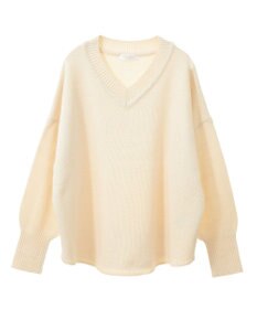 Green Parks 洗える　Ｖネックニットプルオーバー