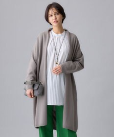 自由区 L 【洗える】ソフトウールハイゲージ  コーディガン