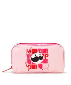 LeSportsac RECTANGULAR COSMETIC/プリングルズピンクレクタンギュラーコスメティック
