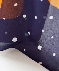 nitorito 【UNISEX】ギフトパッケージ&ステッカー付 mountain&moon ハンカチ スカーフ