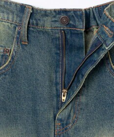 WEGO ヴィンテージウォッシュデニムロングスカート