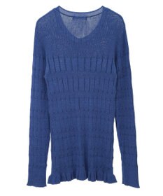 Green Parks プリーツニットカーディガン