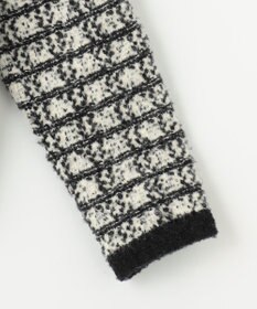 ANY SIS L 【洗える】襟付ツイード ジャケット