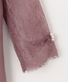 ANY SIS 【Lily Calin】レーススリーブタック ドレス