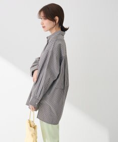 Green Parks ラメストライプタックシャツチュニック