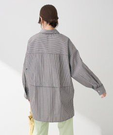 Green Parks ラメストライプタックシャツチュニック