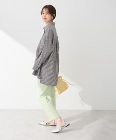 Green Parks ラメストライプタックシャツチュニック