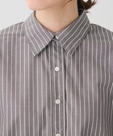 Green Parks ラメストライプタックシャツチュニック