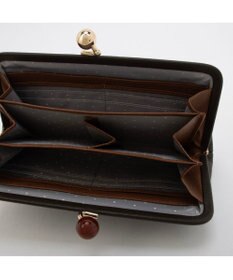 UNBILLION ペルケ perche / アクリル玉がま口長財布