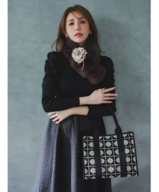 TOCCA 花柄刺繍オーダードレス　パープル系　オンワード樫山　日本製 TOCCA 花柄刺繍オーダードレス パープル系 オンワード樫山 日本