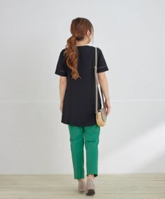 Tiaclasse L 【洗える・接触冷感・紫外線ケア・サラごこち】はしごレースチュニック