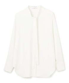 BEIGE， 【洗える・L-size】EVA / ボウタイロングスリーブブラウス