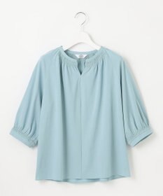 J.PRESS LADIES 【洗える】トリコットバイオ シャーリング カットソー