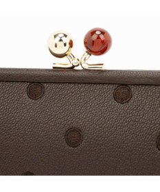 UNBILLION ペルケ perche / アクリル玉がま口長財布