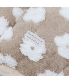 PET PARADISE ペットパラダイス 遠赤外線 ボア ドーム型寝袋 《お花柄》 小型犬