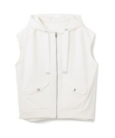 GRACE CONTINENTAL フードノースリーブ トップ