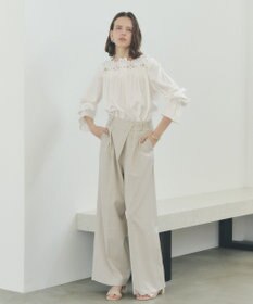 YECCA VECCA フラワーレースブラウス