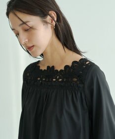 YECCA VECCA フラワーレースブラウス