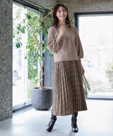 Tiaclasse メタルリボンロールネックレス