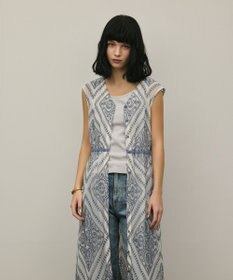 GRACE CONTINENTAL 刺繍ジレワンピース