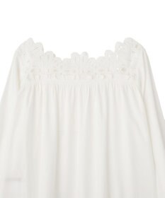 YECCA VECCA フラワーレースブラウス