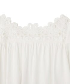 YECCA VECCA フラワーレースブラウス