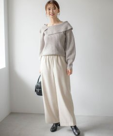 ANY SIS 【洗える】オフショル ニット