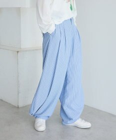 CRAFT STANDARD BOUTIQUE ベルトデザインワイドパンツ