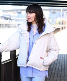 KWD 【日本製/高品質ダウン】STAND COLLAR DOWN BLOUSON ダウンブルゾン