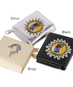 tsumori chisato CARRY ラブワッペン 2つ折り財布 ミニ財布