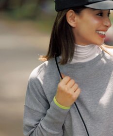 UNFILO 【暖かさ＆着心地の良さで大ヒット】コットンカシミヤ タートルネックカットソー