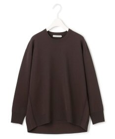 ICB L 【洗える】 シンセティックダブルフェイス ニットプルオーバー