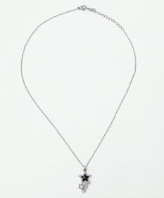 WEGO Lブラックストーンモチーフネックレス