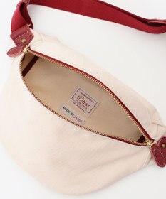 UNBILLION Otias 8号キャンバスシュリンクレザーボディバッグ