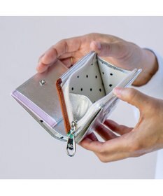 tsumori chisato CARRY ラブワッペン 2つ折り財布 ミニ財布