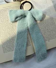 WEGO Lシャギーニットリボンゴム