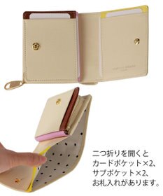 tsumori chisato CARRY ラブワッペン 2つ折り財布 ミニ財布