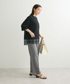 Green Parks ５分袖裾シアードッキングチュニック