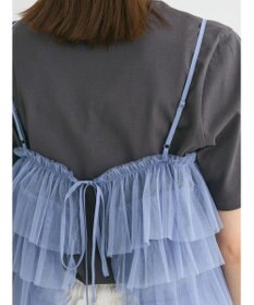 Green Parks ・ＥＬＥＮＣＡＲＥ　ＤＵＥ　２ｗａｙラメチュールフリルキャミ